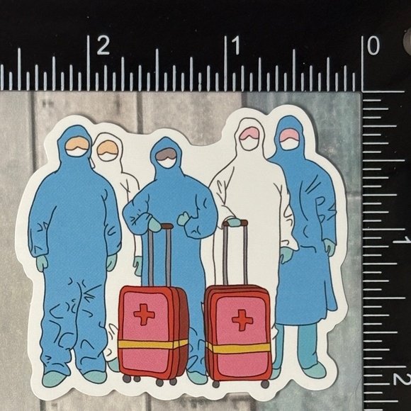 🌀10/$10🌀 Healthcare Nurse Doctor Reusable Waterproof Vinyl Sticker Decal - Picture 1 of 1